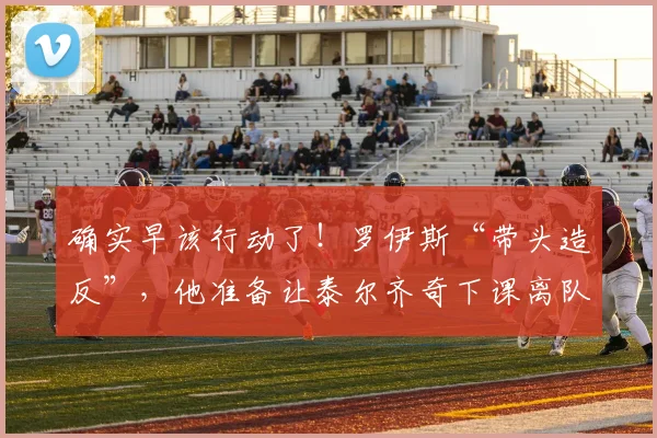 确实早该行动了！罗伊斯“带头造反”，他准备让泰尔齐奇下课离队