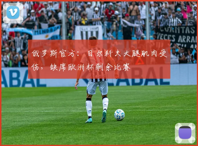 俄罗斯官方：日尔科夫大腿肌肉受伤，缺席欧洲杯剩余比赛