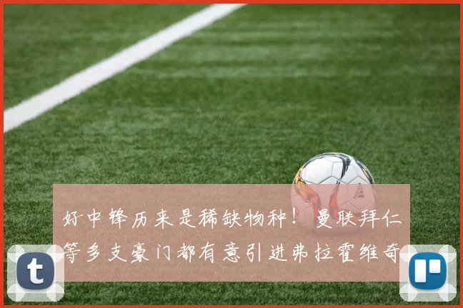 好中锋历来是稀缺物种！曼联拜仁等多支豪门都有意引进弗拉霍维奇